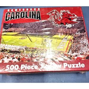 NCAA Gamecocks 500 Piece Jigsaw Puzzle Football Stadium New South Carolina